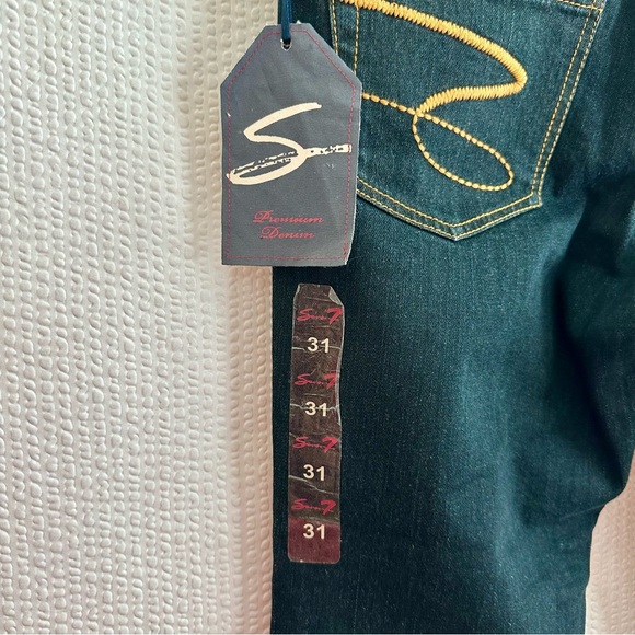 Seven7 Women’s Blue Capri Jeans Size: 31 NWT - Picture 3 of 6
